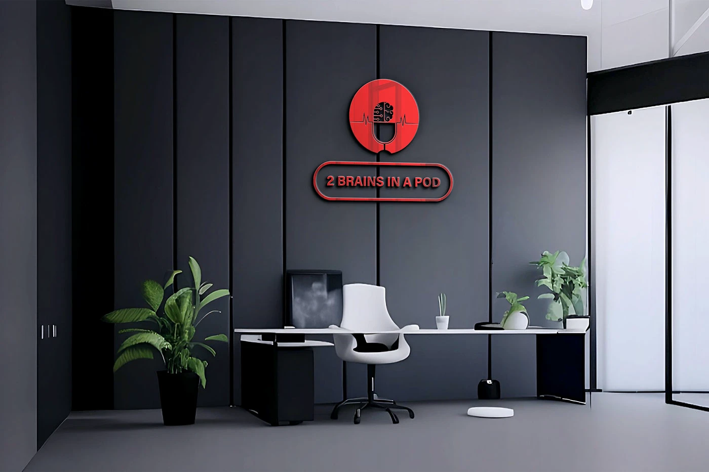 Creative 2 Brain Podcast Logo Design — project image